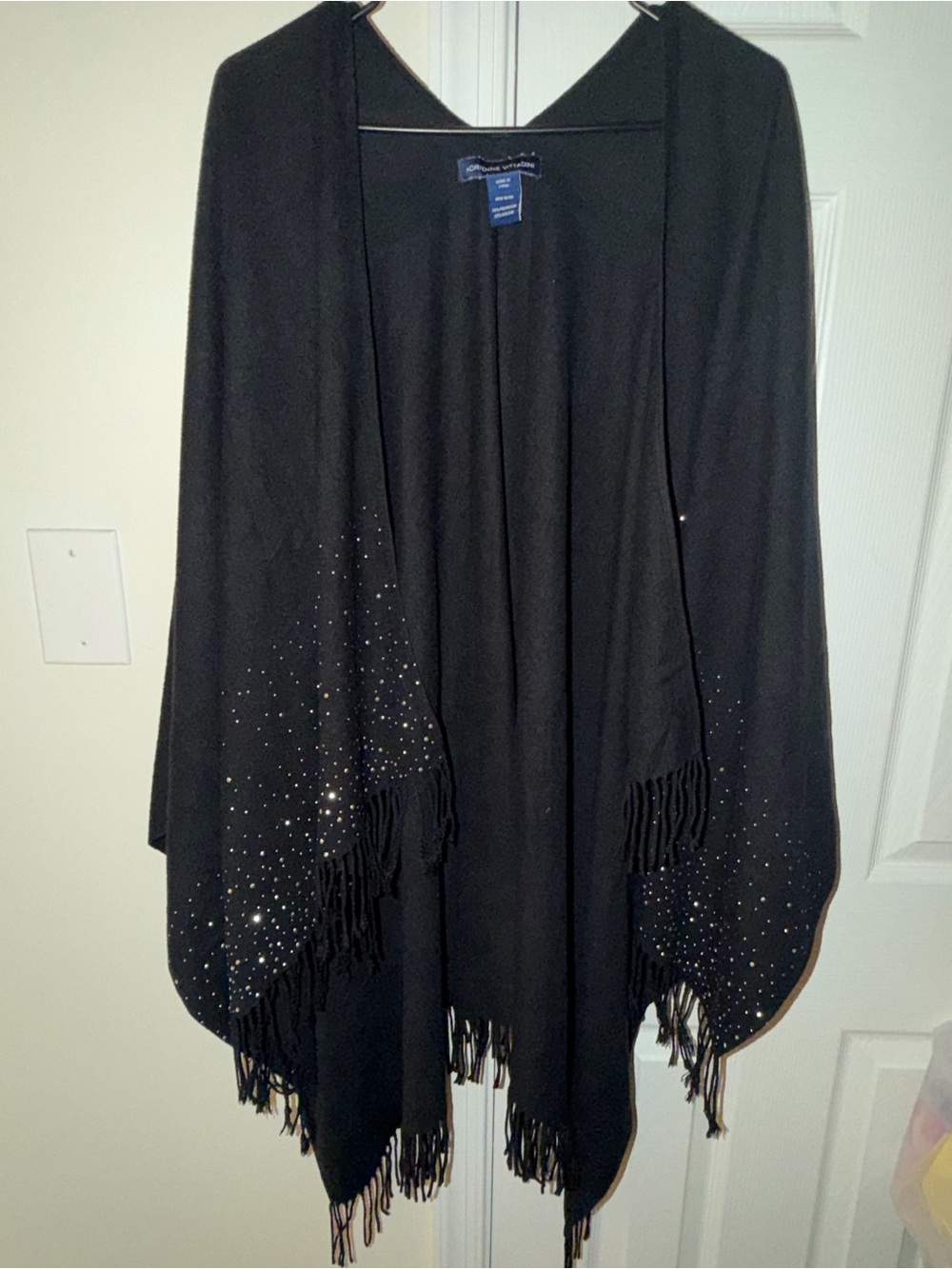 Adrienne Vittadini Black Shawl